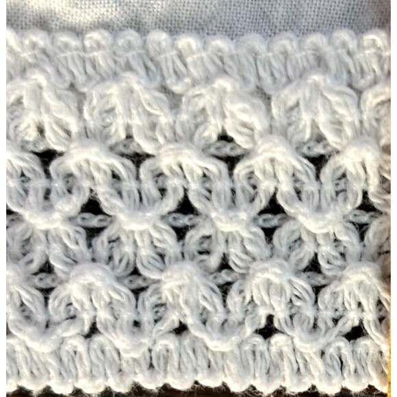 Bindya New York‎ White Boho Top Caftan Swim Cover Pom Pom Crochet Lace One Size - Picture 7 of 8